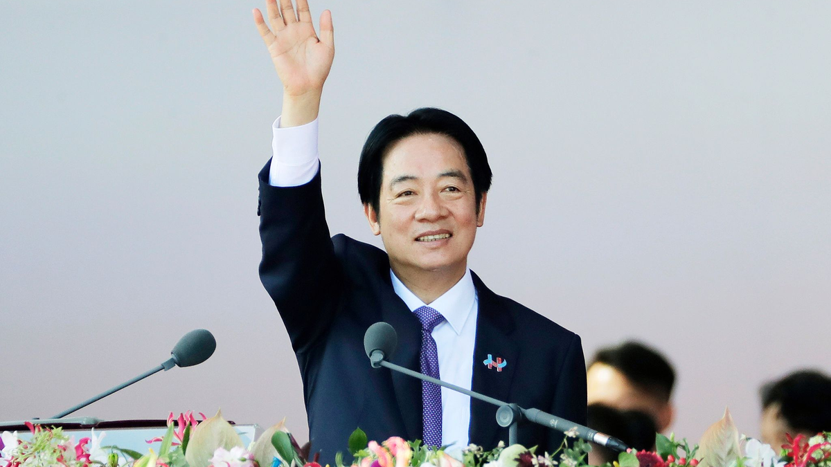 Taiwans Präsident kündigte in einem Gastbeitrag höhere Verteidigungsausgaben an. (Archivbild)  - Foto: Chiang Ying-ying/AP/dpa