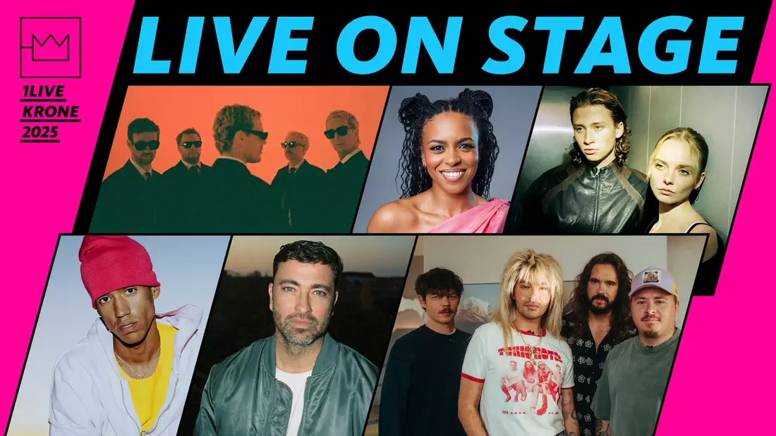 1LIVE Krone: Diese Live-Acts sind dabei - Bild: presseportal.de