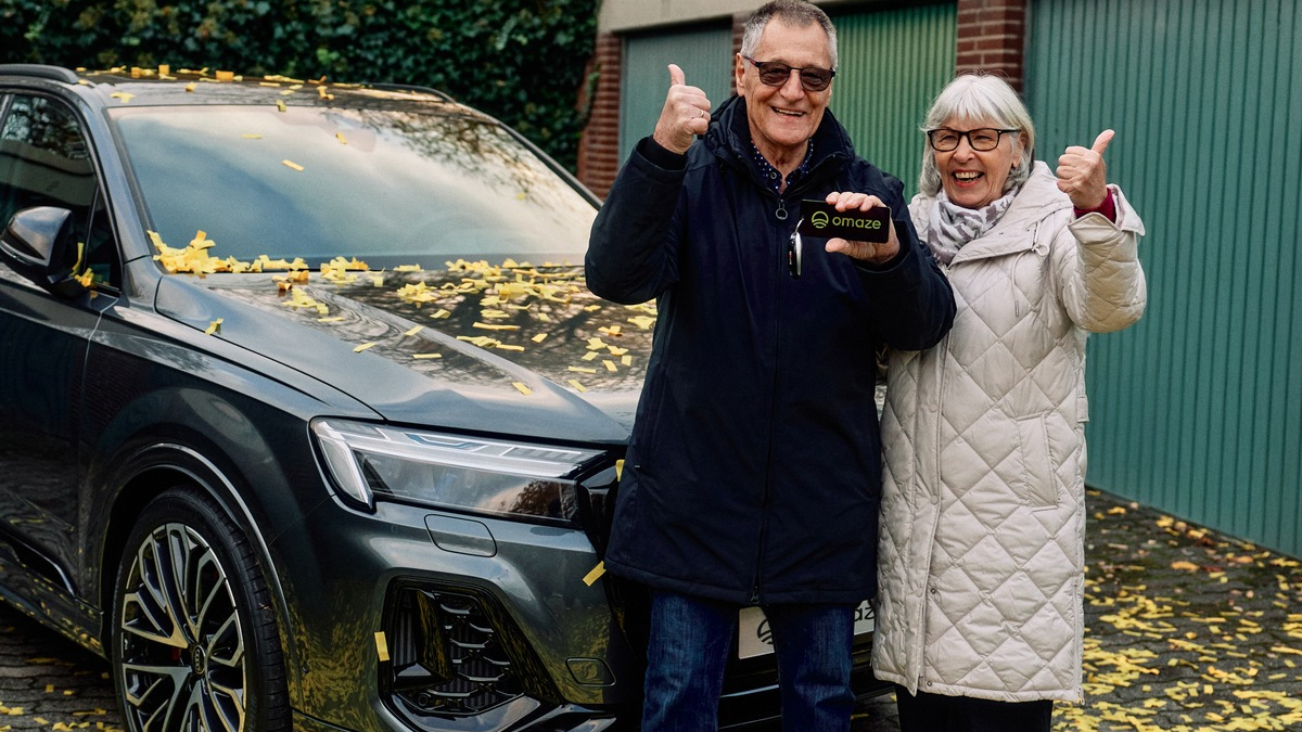 Düsseldorfer Rentner gewinnt einen Audi SQ7 im Wert von über 130.000 Euro plus 50.000 Euro in bar - Foto: presseportal.de