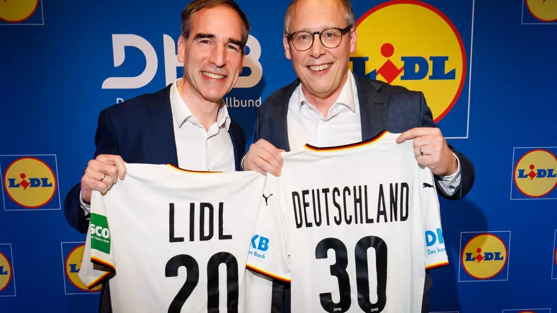 Lidl und der Deutsche Handballbund verlängern erfolgreiche Partnerschaft vorzeitig bis 2030 - Bild: presseportal.de