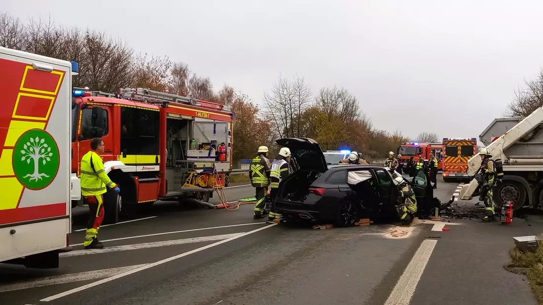 FW Bocholt: Verkehrsunfall auf der L602 - Bild: presseportal.de