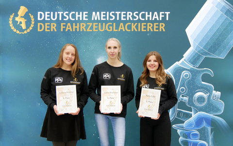Spitzenleistung im Fahrzeuglackierer-Handwerk: Elena Artmann aus Bayern ist Deutsche Meisterin 2025 - Foto: presseportal.de