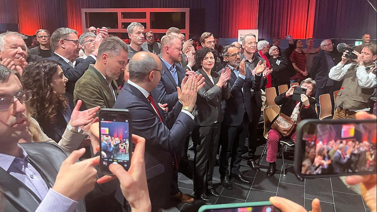 BSW-Spitzenpolitiker am Wahlabend - Foto: über dts Nachrichtenagentur