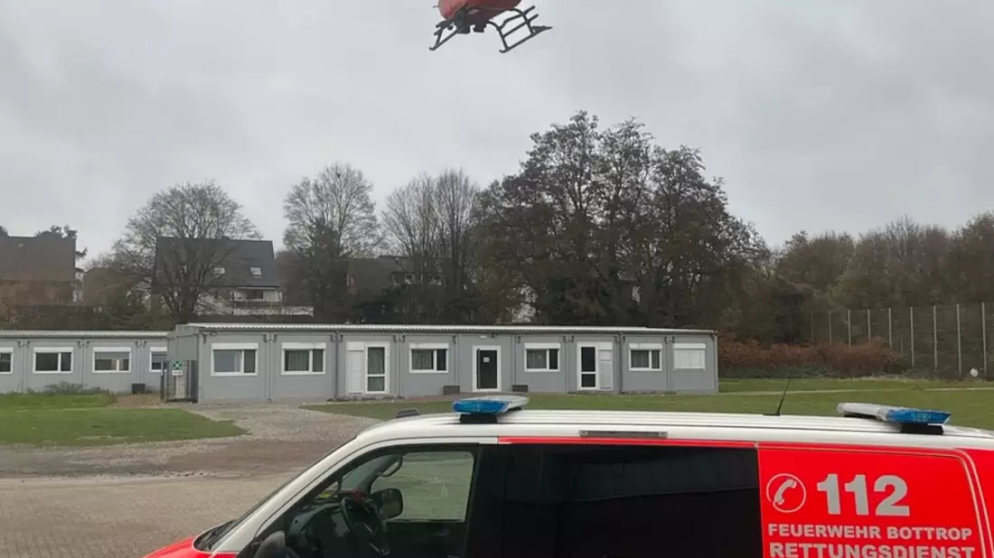 FW-BOT: Verkehrsunfall auf der Horster Straße - Rettungshubschrauber im Einsatz - Bild: presseportal.de