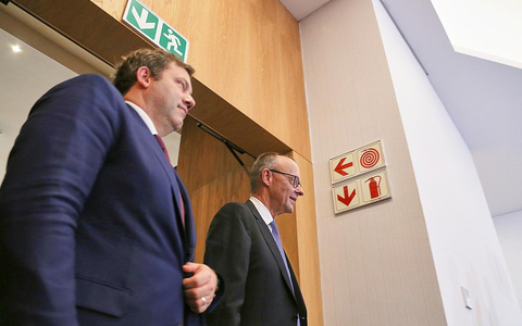 Lars Klingbeil und Friedrich Merz am 23.11.2025 - Foto: über dts Nachrichtenagentur