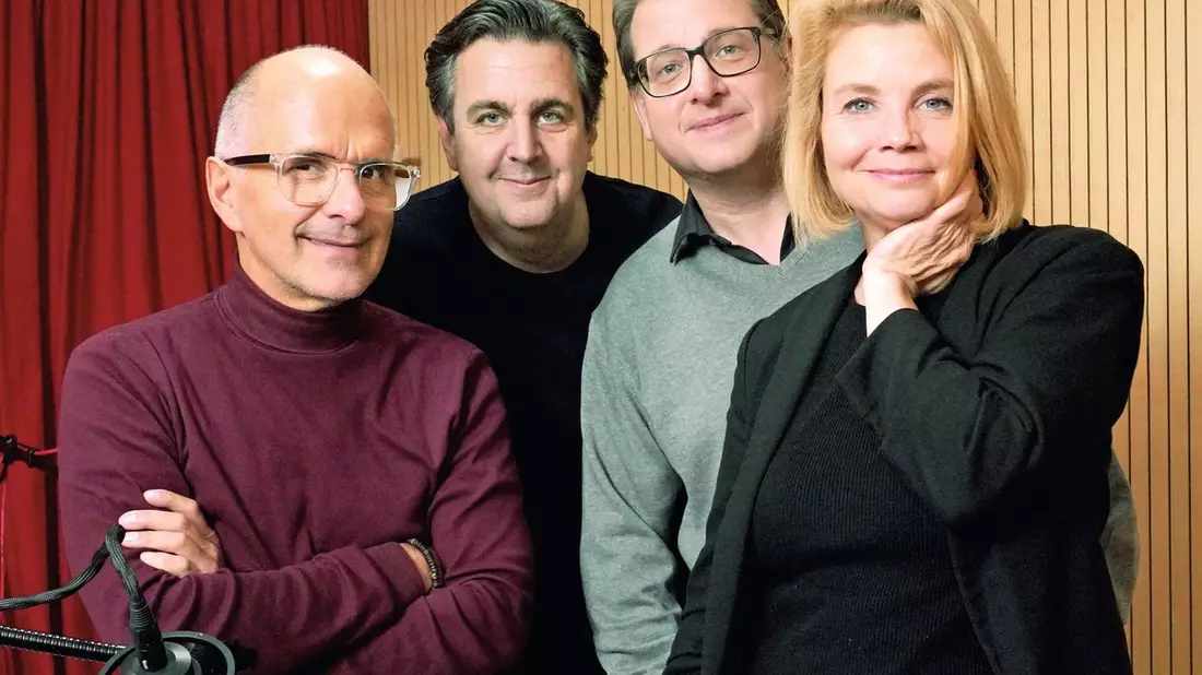 Comedy-Crime-Hörspiel ''Jagd auf Fantomas mit Annette Frier, Christoph Maria Herbst, Bastian Pastewka und Kai Magnus Sting - Bild: presseportal.de