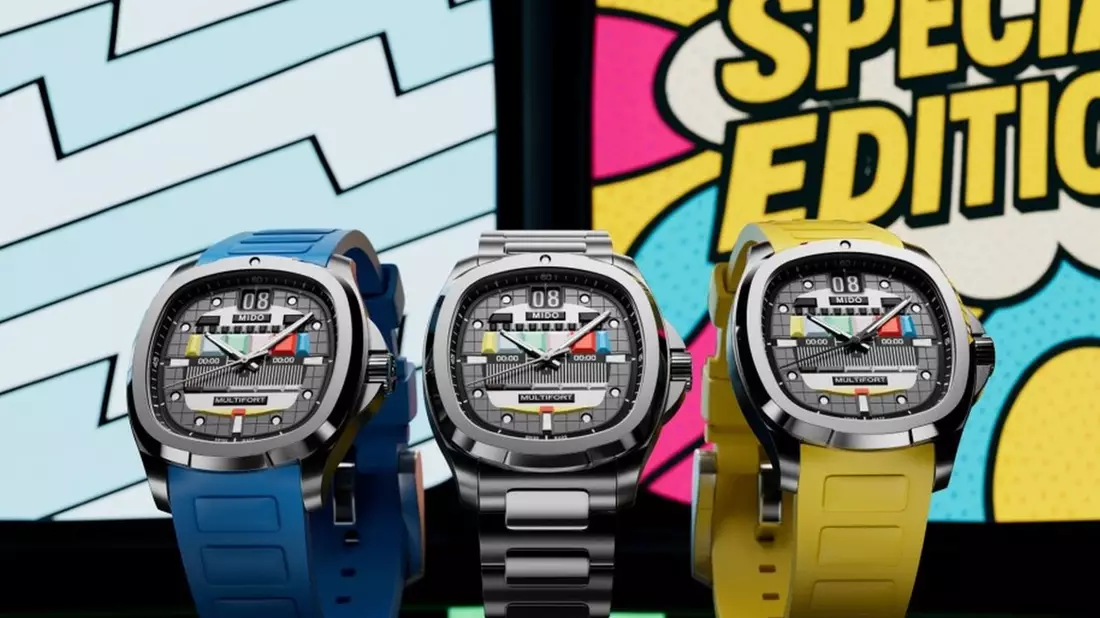 Mido Multifort TV Big Date S01E02 / Bereits ein Sammlerstück: Sonderedition mit Retro-Charme und drei Armbändern - Bild: presseportal.de