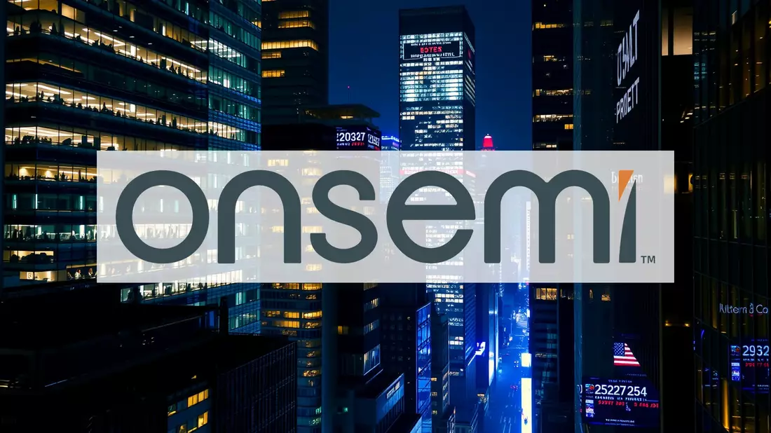 ON Semiconductor Stock Approaches Critical Juncture Illustration mit AI erstellt übermittelt durch boerse-global.de