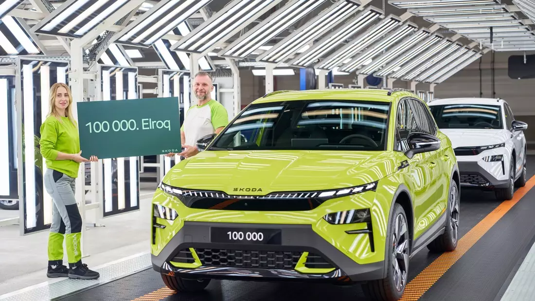 Škoda Auto produziert den 100.000. vollelektrischen Elroq - Bild: presseportal.de