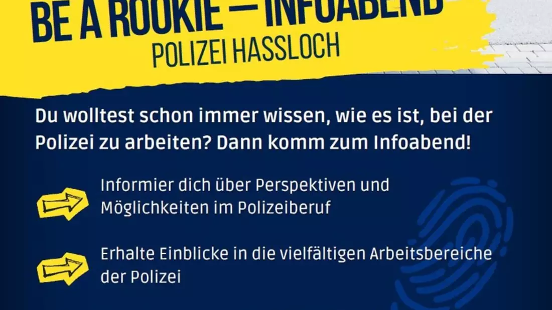 POL-PDNW: be a rookie - Infoabend der Polizei Haßloch - Bild: presseportal.de