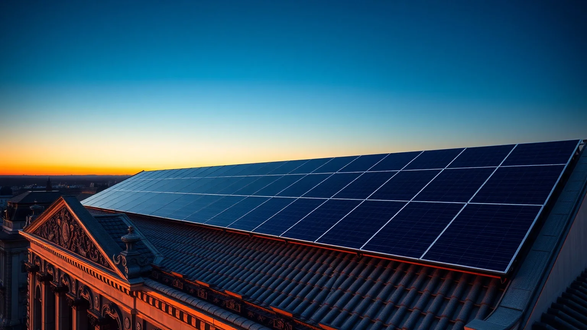 Staatsoper Wien: Solaranlage startet auf historischem Dach - Foto: über boerse-global.de