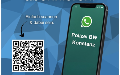 POL-KN: (Polizeipräsidium Konstanz) - Neuer WhatsApp-Kanal des Polizeipräsidiums Konstanz geht an den Start (01.12.2025) - Foto: presseportal.de