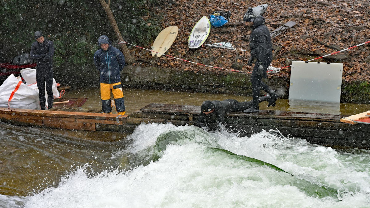 Ein Hauch einer grünen Welle war bereits beim Vorversuch zu sehen. (Archivbild) - Foto: Malin Wunderlich/dpa