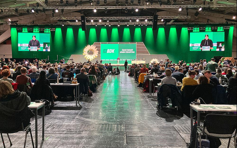 Grünen-Parteitag am 28.11.2025 - Foto: über dts Nachrichtenagentur
