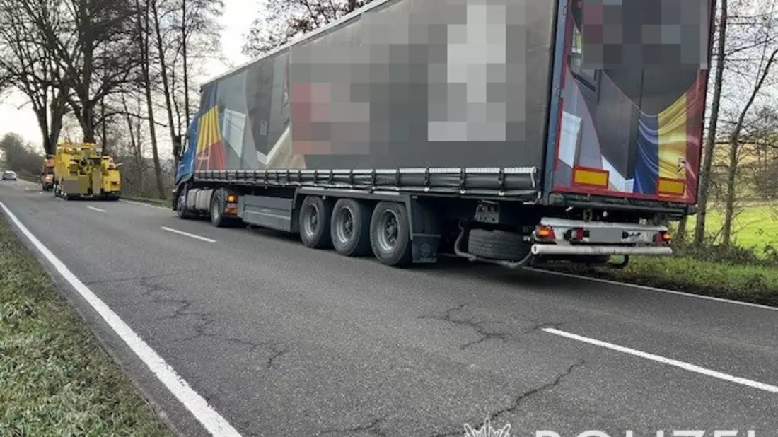 POL-PIZW: Verkehrsbehinderung auf der Umleitungsstrecke - Bild: presseportal.de