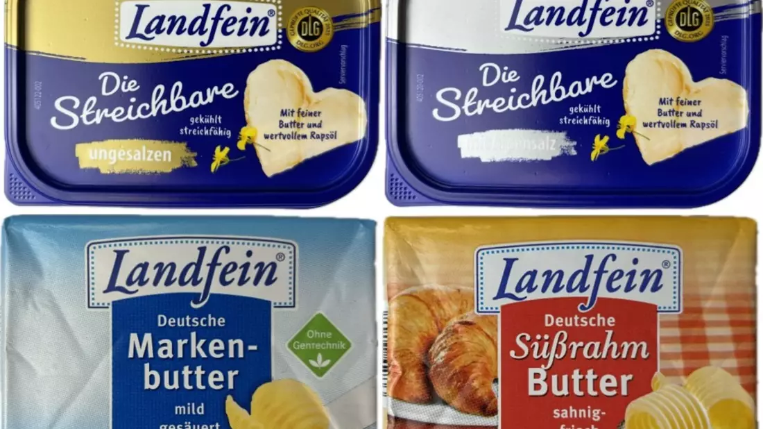 NORMA senkt den Butterpreise auf ein neues Rekordtief: LANDFEIN Deutsche Markenbutter ab sofort nur noch 1,19 Euro pro Stück / Pünktlich zum ersten Advents-Wochenende - Bild: presseportal.de