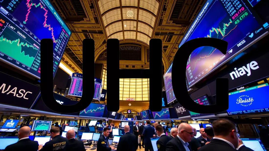 UnitedHealth Shares Plunge as Medical Costs Spiral Illustration mit AI erstellt übermittelt durch boerse-global.de