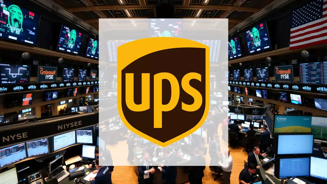 UPS Stock: A Fleet in Crisis During Peak Season Illustration mit AI erstellt übermittelt durch boerse-global.de