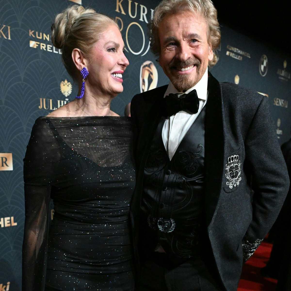 Auch Stefan Raab (l) und Michael Bully Herbig (r) wurden ausgezeichnet. - Foto: Barbara Gindl/APA/dpa