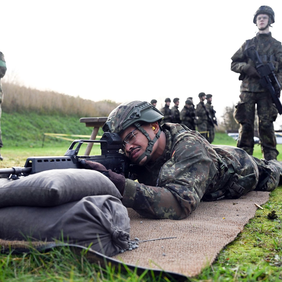 Medientag zur Basisausbildung bei der Bundeswehr - Foto: Federico Gambarini/dpa