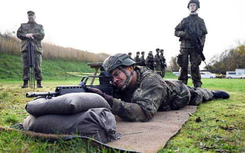 Medientag zur Basisausbildung bei der Bundeswehr - Foto: Federico Gambarini/dpa