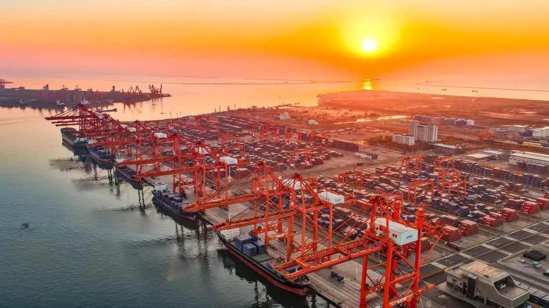 Chinas Wirtschaftsleistung lebt maßgeblich vom Export. (Symbolbild)  - Bild: Liu Mancang/XinHua/dpa