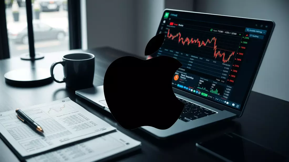 Apple Shares Poised for Record Quarter on iPhone Surge Illustration mit AI erstellt übermittelt durch boerse-global.de