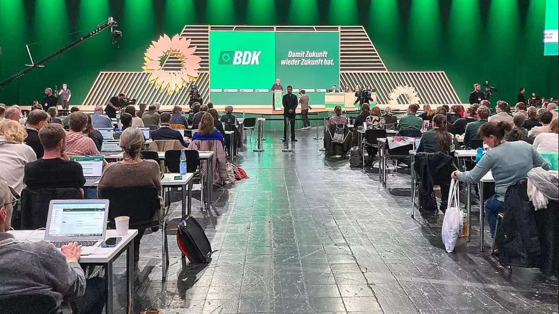 Grünen-Parteitag am 30.11.2025 - Bild: über dts Nachrichtenagentur