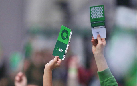 Abstimmung auf Grünen-Parteitag im November 2025 - Foto: über dts Nachrichtenagentur