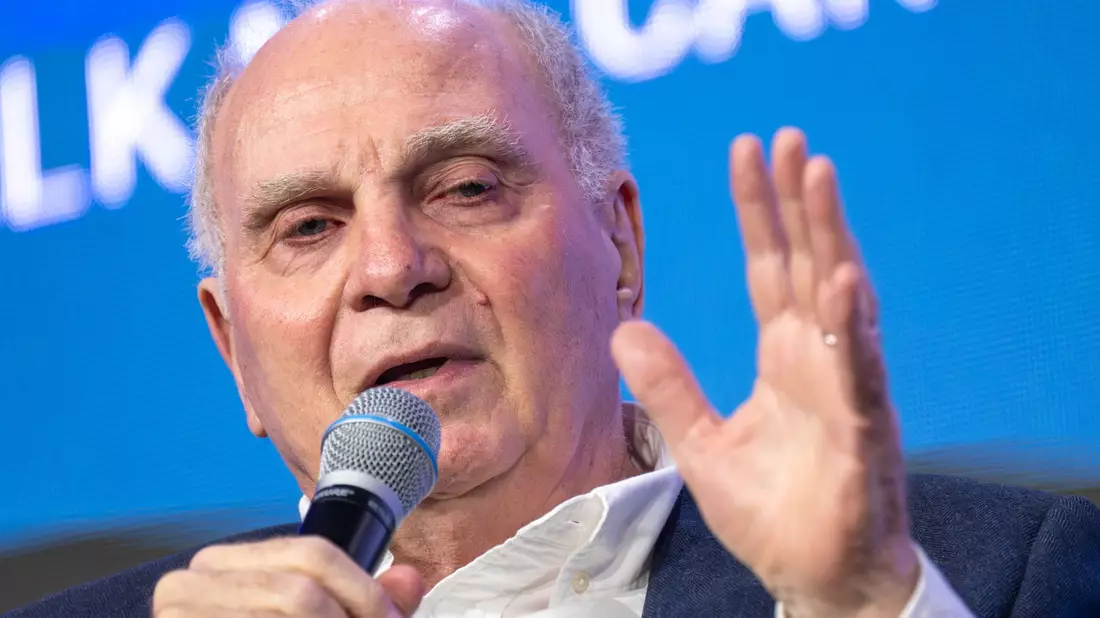 Uli Hoeneß äußert Klartext zu Florian Wirtz und dem FC Liverpool. - Bild: Peter Kneffel/dpa