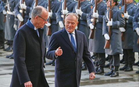 Friedrich Merz und Donald Tusk am 01.12.2025 - Foto: über dts Nachrichtenagentur