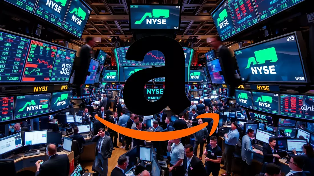 Amazon Shares Defy Sector-Wide Selloff Illustration mit AI erstellt übermittelt durch boerse-global.de