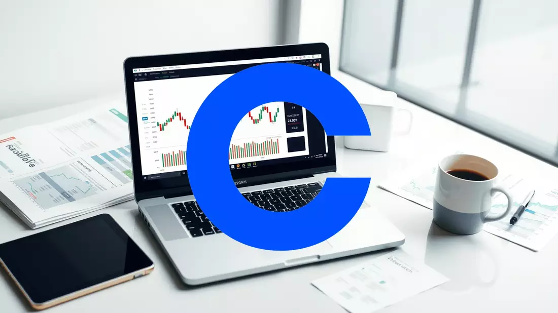 La acción de Coinbase se resiente ante el desplome de las criptomonedas Illustration mit AI erstellt übermittelt durch boerse-global.de