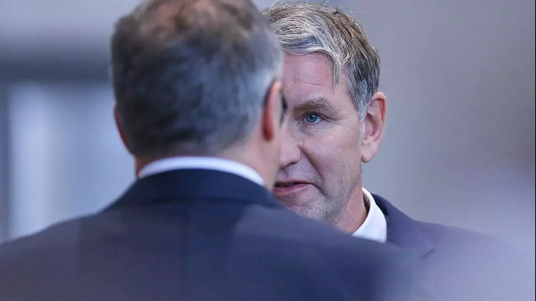 Mario Voigt und Björn Höcke (Archiv) - Bild: über dts Nachrichtenagentur