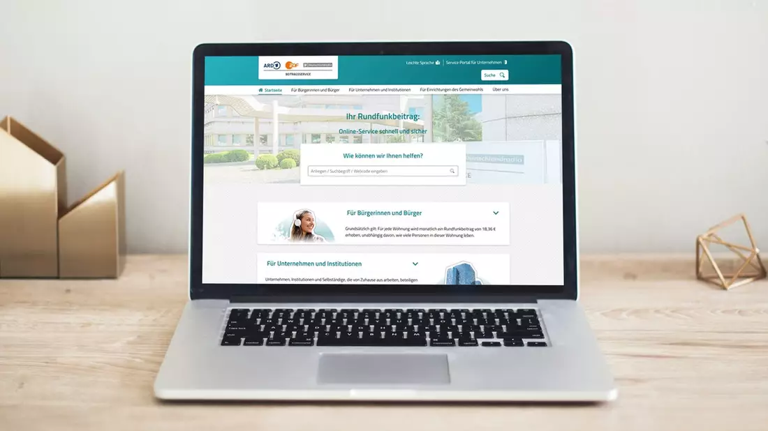 Pressebereich und Servicekommunikation des Beitragsservice jetzt auf rundfunkbeitrag.de - Bild: presseportal.de
