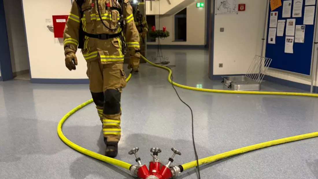 FW-OE: Feuer in einem Schulgebäude - Bild: presseportal.de