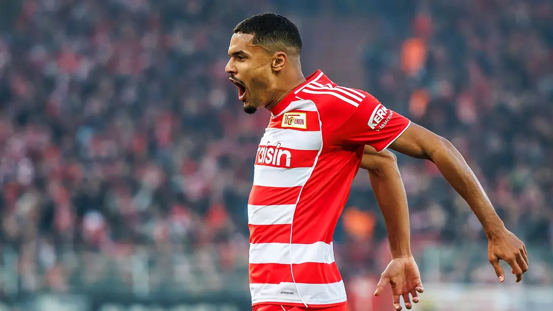 Achtung Standards: Union-Verteidiger Danilho Doekhi war vor dreieinhalb Wochen zweimal nach ruhenden Bällen gegen die Bayern erfolgreich.  - Bild: Andreas Gora/dpa