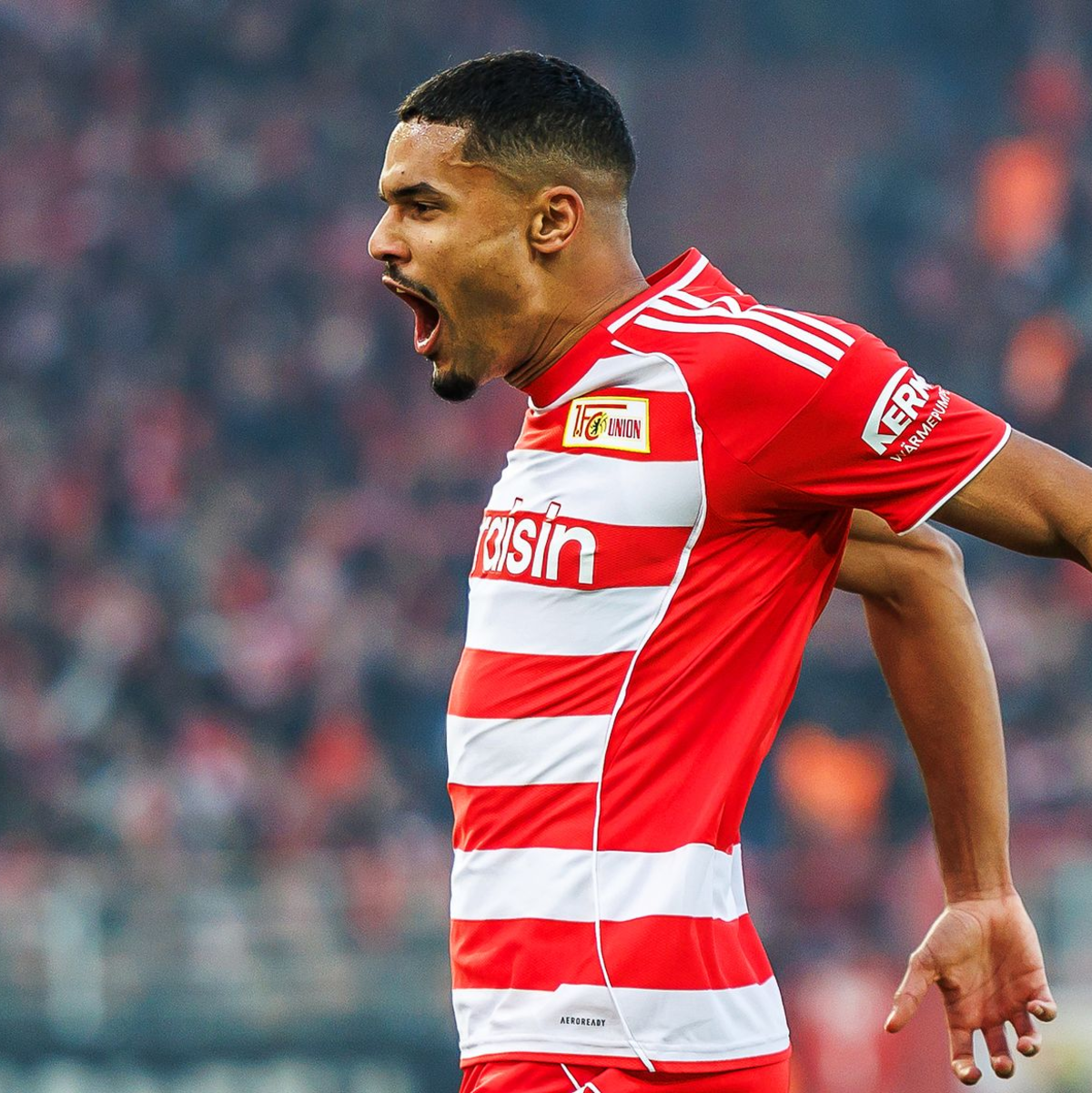 Achtung Standards: Union-Verteidiger Danilho Doekhi war vor dreieinhalb Wochen zweimal nach ruhenden Bällen gegen die Bayern erfolgreich.  - Foto: Andreas Gora/dpa