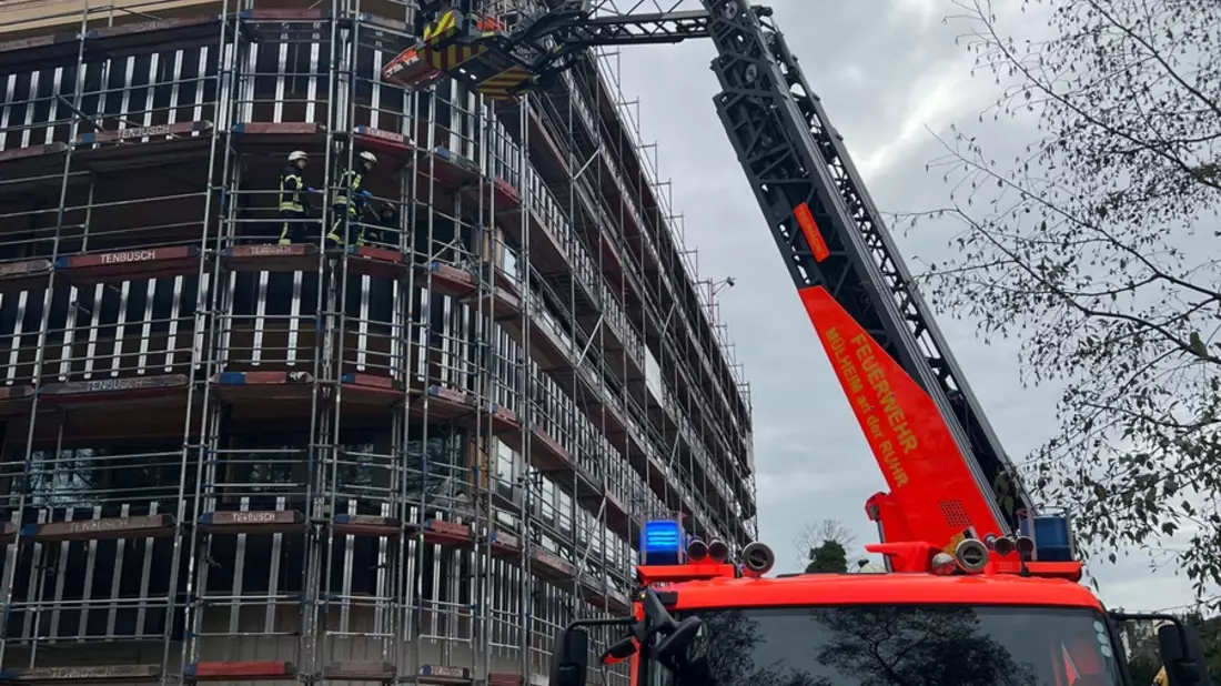 FW-MH: Arbeitsunfall auf Baustelle in Müllheim-Saarn - Bild: presseportal.de