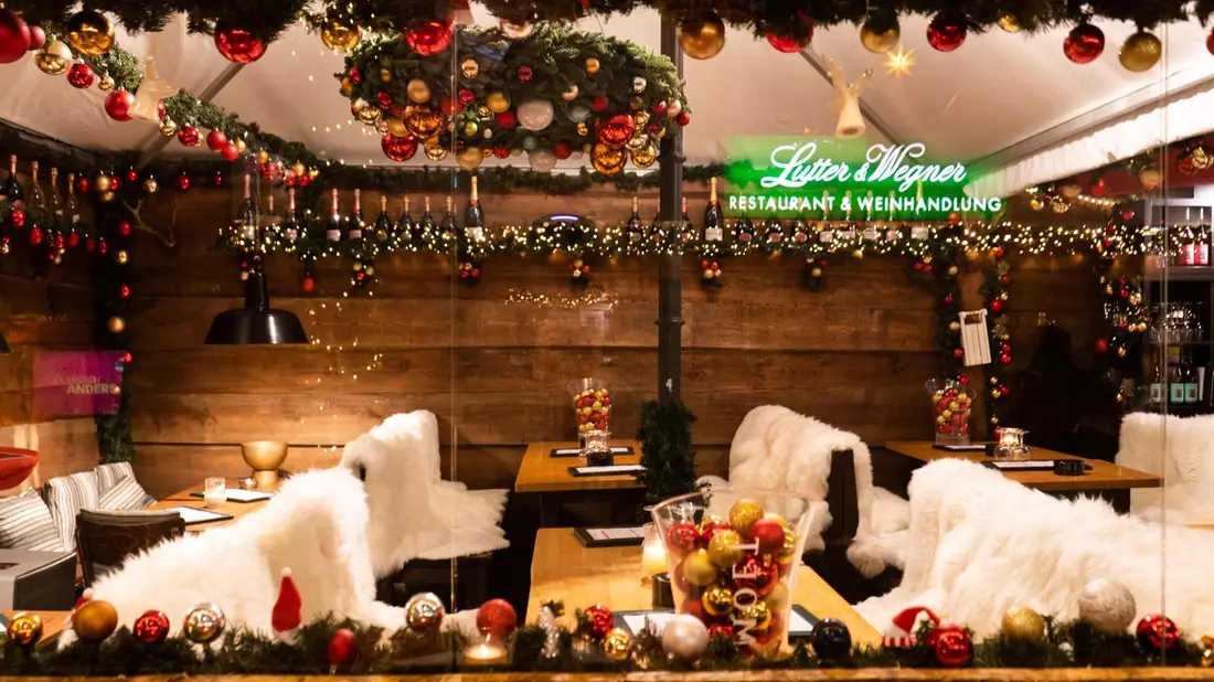 Lutter & Wegner präsentiert eine kulinarische Winterreise auf dem schönsten Weihnachtsmarkt Europas auf dem Gendarmenmarkt in Berlin - Bild: presseportal.de