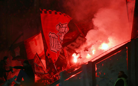 Fans mit Pyrotechnik am 29.11.2025 - Foto: über dts Nachrichtenagentur