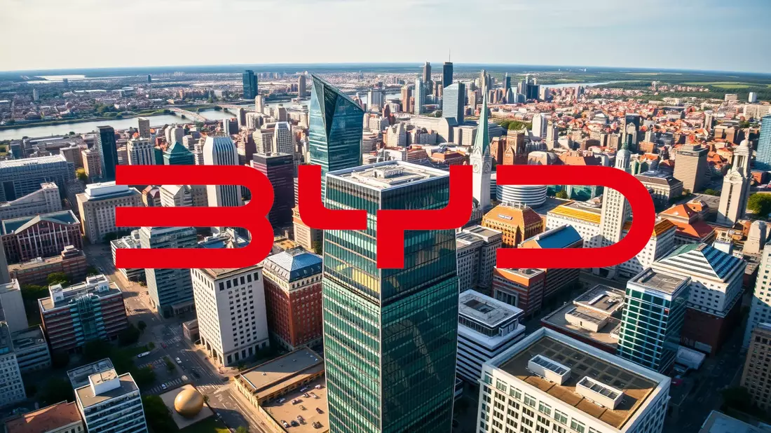 BYD Shares Surge on Record Overseas Shipments Illustration mit AI erstellt übermittelt durch boerse-global.de