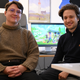 Entwickler David Zapfe-Wilde (links) hat 2021 mit seinem Studienkollegen Raven Rusch (29) das Independent-Studio Neoludic gegründet. - Foto: Wolf von Dewitz/dpa