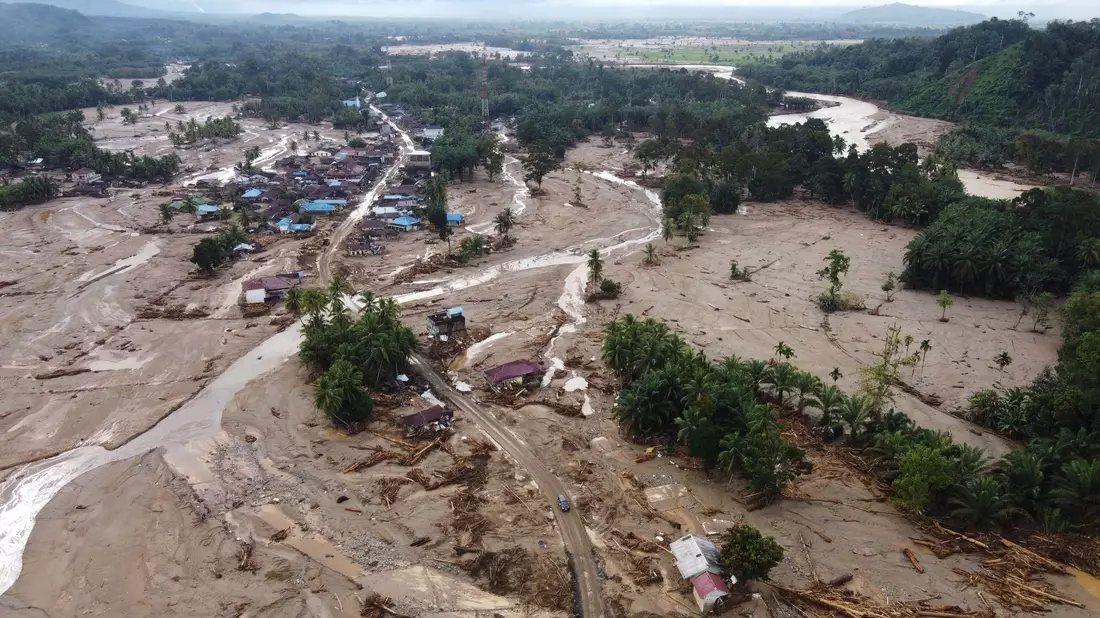 Die Regenzeit in der Region beginnt gerade erst richtig. - Bild: Binsar Bakkara/AP/dpa