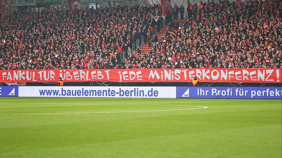 Protest der Fans von Union Berlin am 29.11.2025 - Bild: über dts Nachrichtenagentur