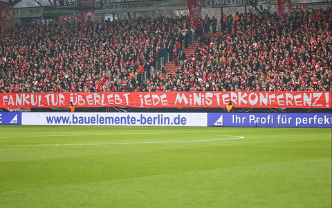 Protest der Fans von Union Berlin am 29.11.2025 - Foto: über dts Nachrichtenagentur