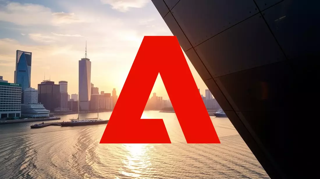 Adobe’s Stock Plunge Defies Strong Fundamentals Illustration mit AI erstellt übermittelt durch boerse-global.de