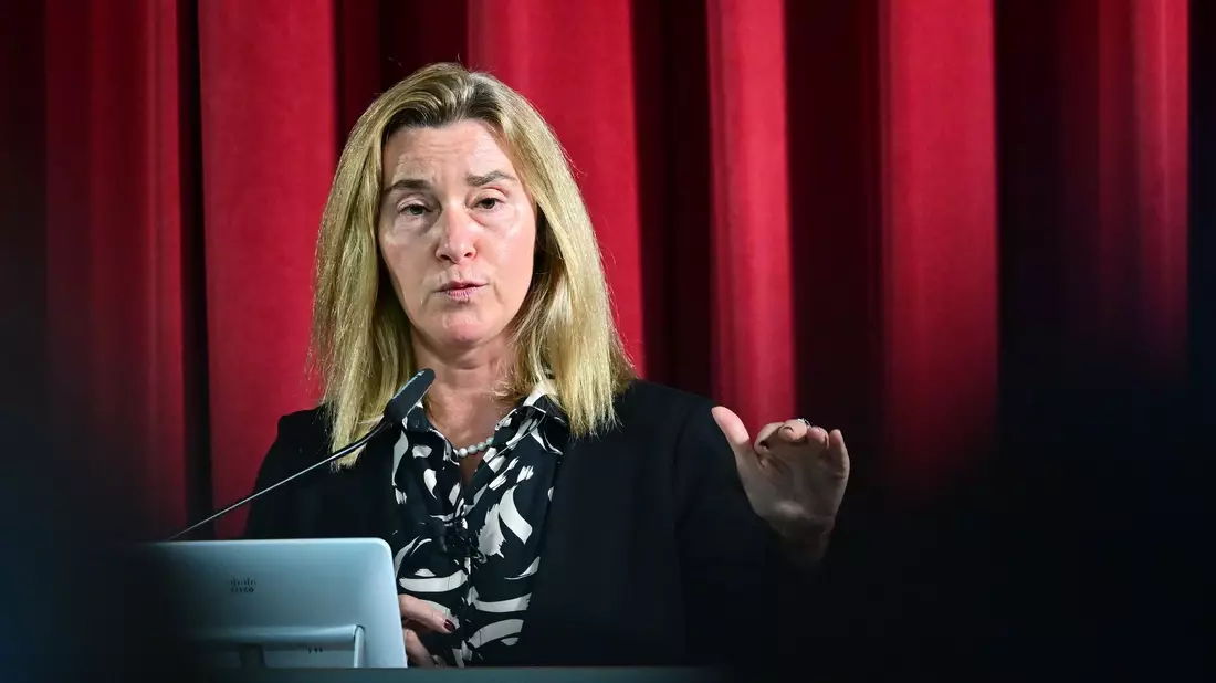 Gegen die frühere EU-Außenbeauftragte Federica Mogherini wird wegen Korruptionsverdachts ermittelt. (Archivbild) - Bild: Sebastian Christoph Gollnow/dpa