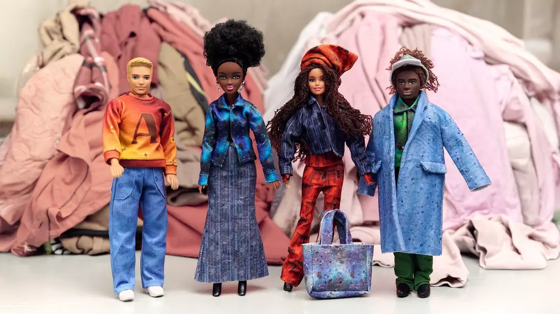 Die Modedesignerin Priya Ahluwalia verwandelt Stoffreste in eine kreative Miniatur-Kollektion - Bild: presseportal.de