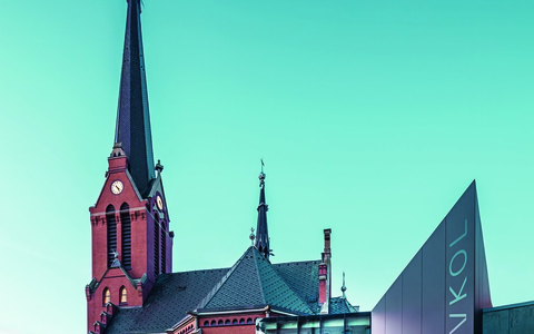 Kirche und Bibliothek in Olmütz - Foto: PREFA | Croce & Wir über pressetext.de